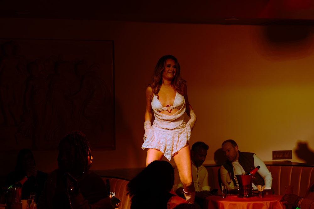 Beautiful women dance club