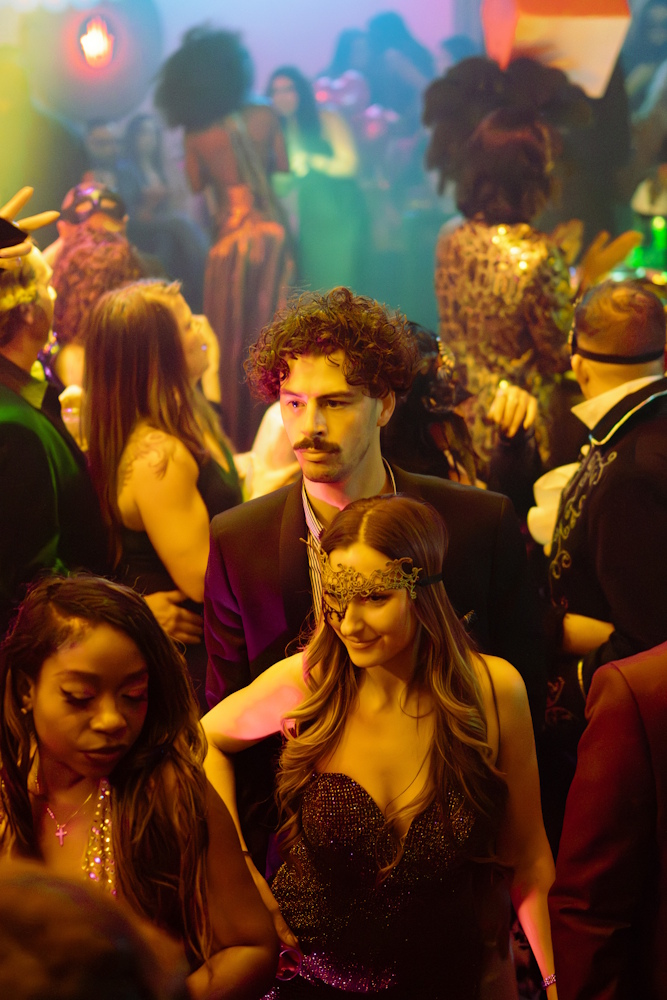 Masquerade New Years party celebration